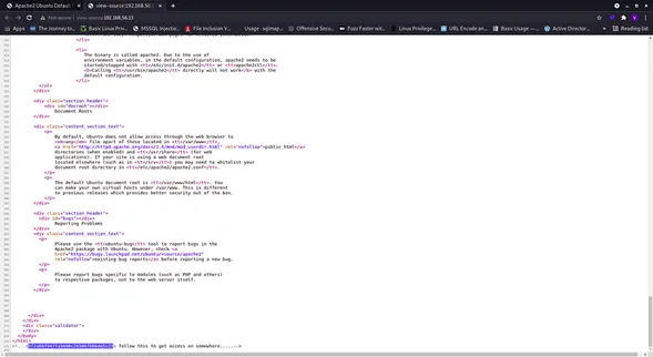 MD5 hash found in page source comment