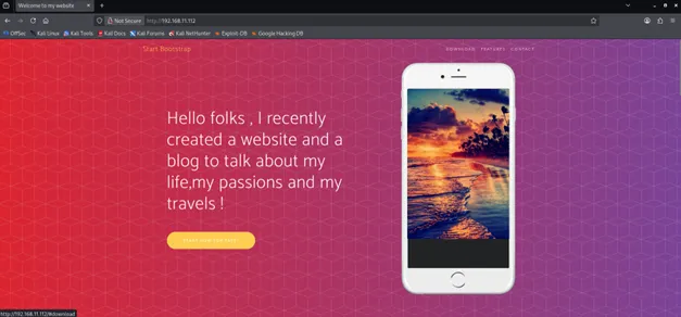 Bootstrap landing page